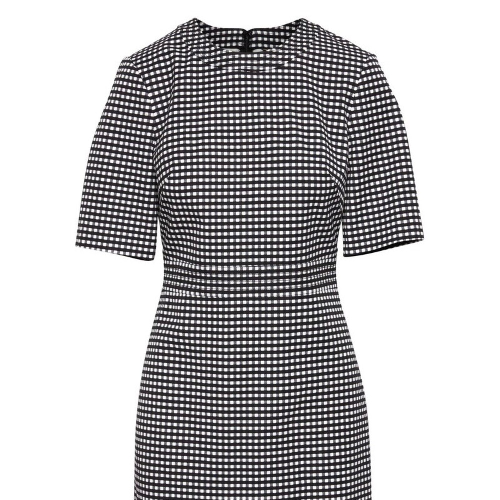 Banana Republic bi-stretch gingham dress
